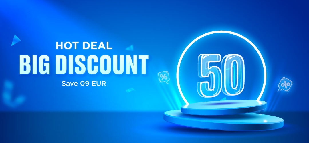 HOT DEAL: DISCOUNT 50% ON PERSONAL ACCOUNT